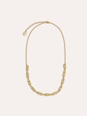 Ottoman Hands White Topaz Tennis Necklace - 7суретінің 3 суреті