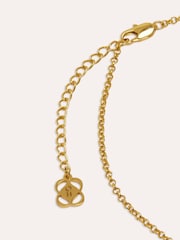 Ottoman Hands White Topaz Tennis Necklace - 7суретінің 5 суреті