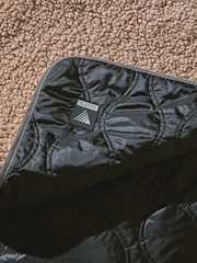 Black Quilted Super Soft Fleece Throw Blanket - Image 2 of 4