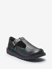Kickers Black Junior T Leather Shoes - Image 2 of 9