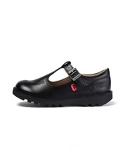 Kickers Black Junior T Leather Shoes - Image 7 of 9
