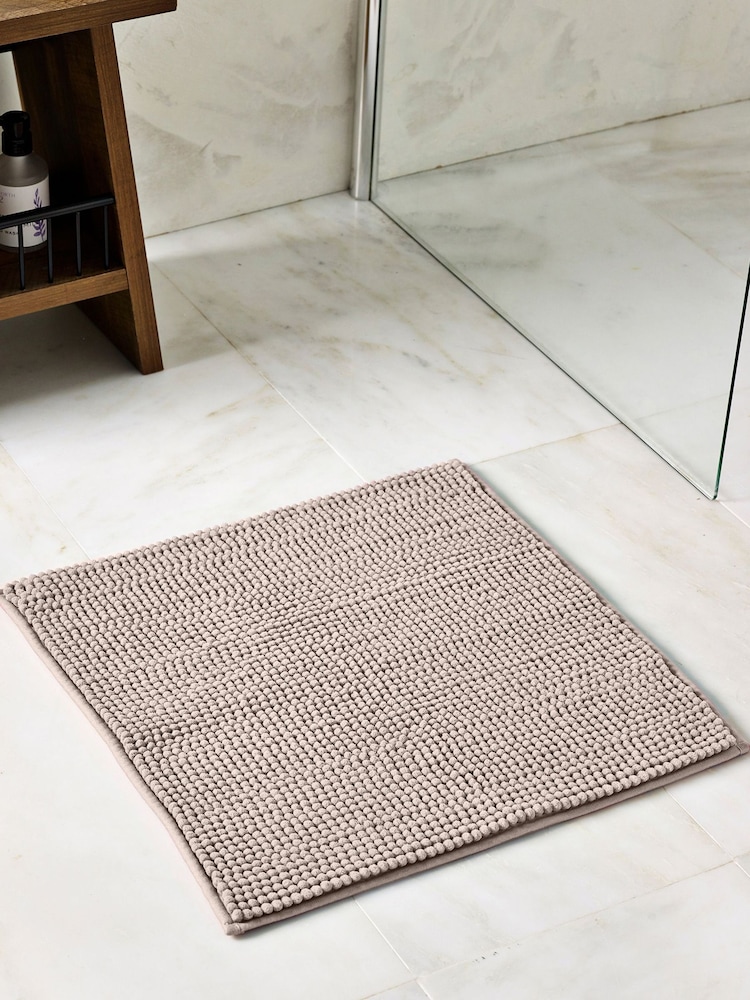 Mink Brown Bobble Bath Mat - Image 1 of 4