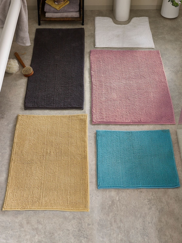 Mink Brown Bobble Bath Mat - Image 4 of 4
