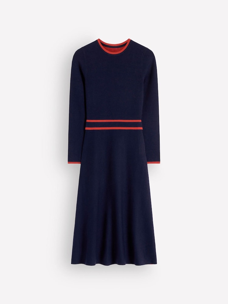 Boden Contrast Tipped Knitted Dress - Image 6 sur 6 Boden Contrast Tipped Knitted Dress - Image 6 sur 6
