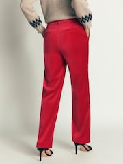 Boden Red Canonbury Velvet Trousers - Image 2 of 6