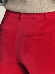Boden Red Canonbury Velvet Trousers - Image 5 of 6