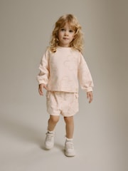 Cream - okrogli ovratnik; z okroglim ovratnikom in kratkih hlač (3mesecev-7yrs) - Slika 1 iz 7