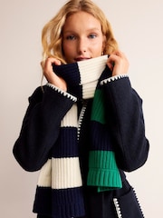 Boden Blue Belted Short Wrap Coat - Image 5 of 7