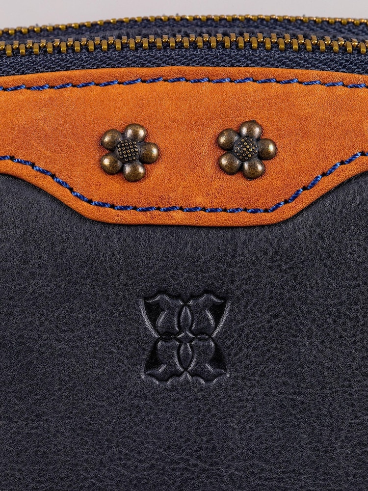 Azul - Bolsa transversal Hartsop com zíper Lakeland Leather - Imagem 7 de 7