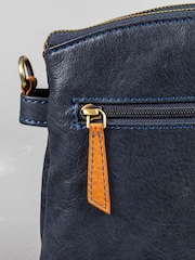 Blau - Lakeland Leather – Umhängetasche „Hartsop“ mit Reißverschluss - Bild 9 von 9
