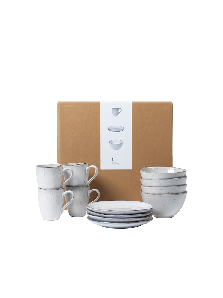 Broste Copenhagen 12 Piece Natural Nordic Breakfast Set - Image 3 of 3 Broste Copenhagen 12 Piece Natural Nordic Breakfast Set - Image 3 of 3