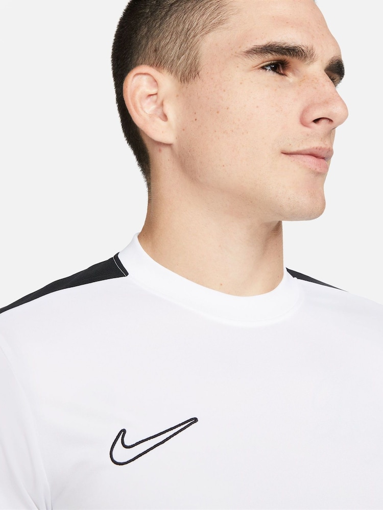 Nike White Dri-FIT Academy Training T-Shirt - Image 4 of 4