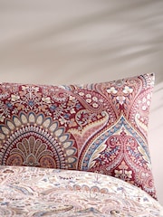 Dreams & Drapes White Palais Damask Duvet Cover and Pillowcase Set - Image 2 of 4
