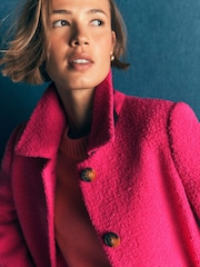 Boden Pink Aylesford Wool Blend Coat - Image 2 of 6