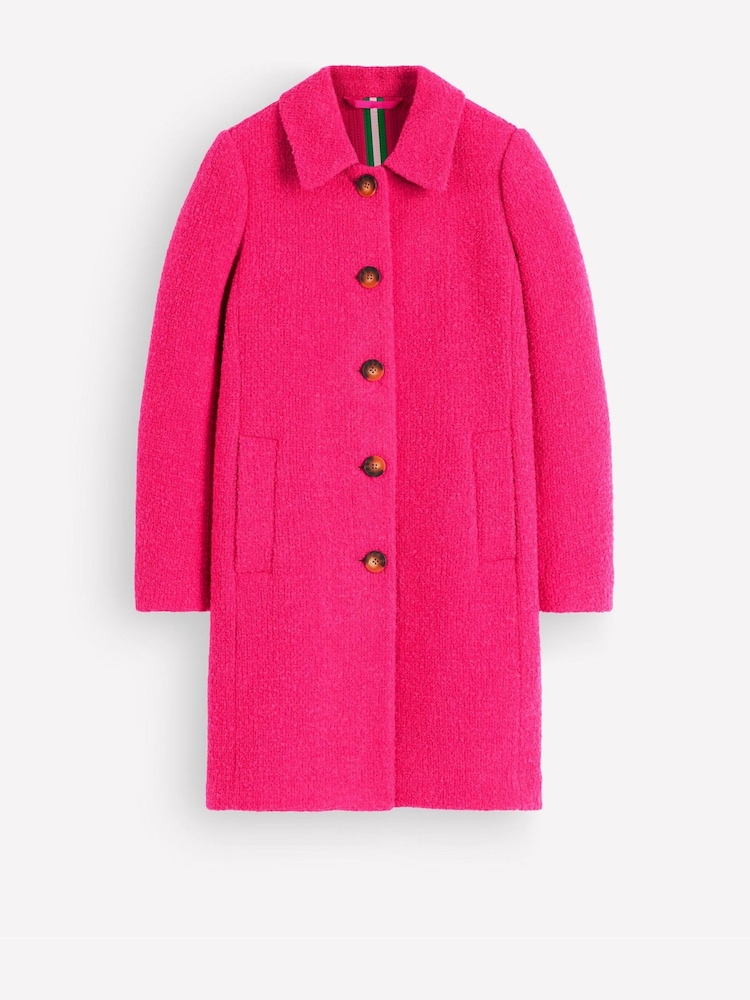 Boden Pink Aylesford Wool Blend Coat - Image 6 of 6 Boden Pink Aylesford Wool Blend Coat - Image 6 of 6