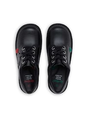 Kickers Black Junior Lo Leather Shoes - Image 6 of 8