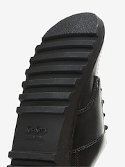 Kickers Black Junior Lo Leather Shoes - Image 7 of 8