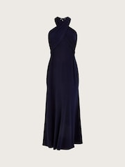 Monsoon Blue Clo Crossover Maxi Dress - Image 1 of 5