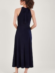 Monsoon Blue Clo Crossover Maxi Dress - Image 2 of 5