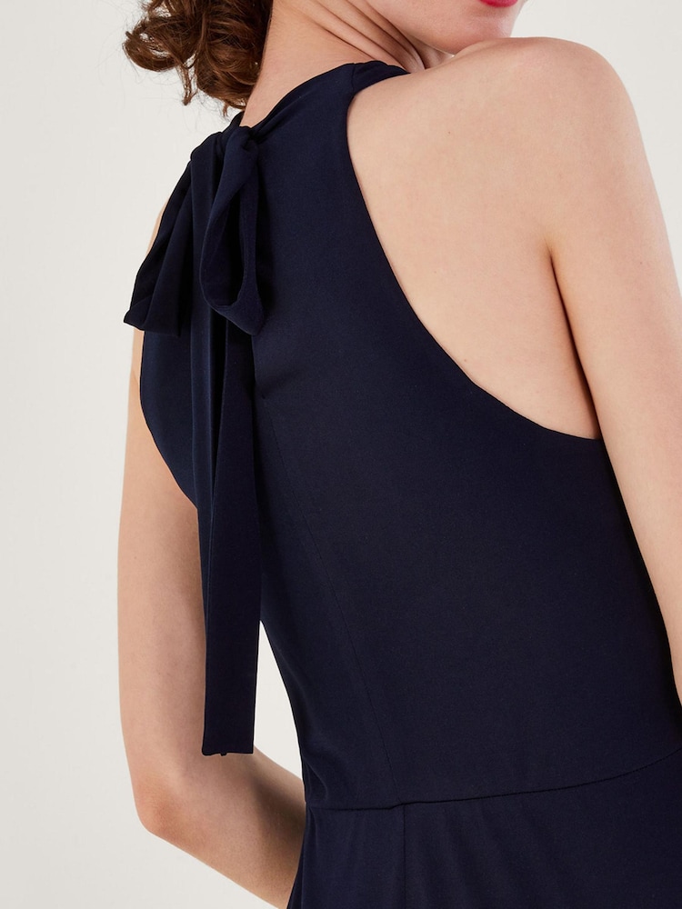 Monsoon Blue Clo Crossover Maxi Dress - Image 4 of 5