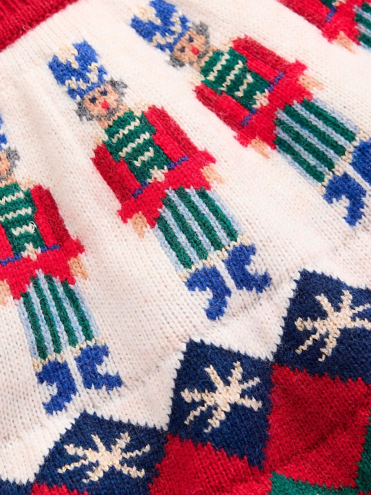 أحمر - كنزة Edie Fairisle من Boden - صورة 6 من 6 أحمر - كنزة Edie Fairisle من Boden - صورة 6 من 6