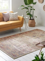 Pink Natural Oriental Rug - Image 1 of 3