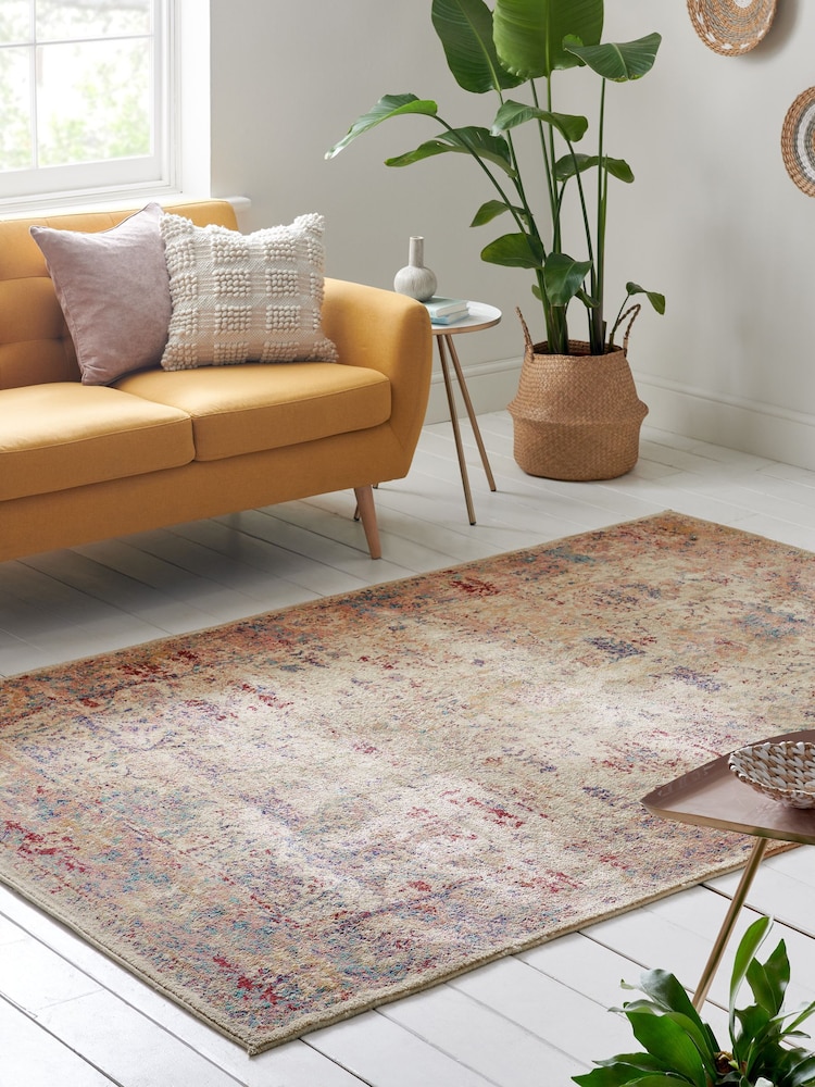 Pink Natural Oriental Rug - Image 1 of 3