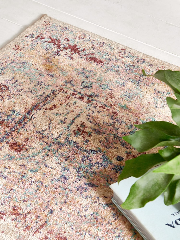 Pink Natural Oriental Rug - Image 3 of 3