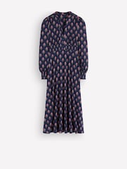 Boden Blue Georgia Jersey Midi Dress - Image 7 of 7