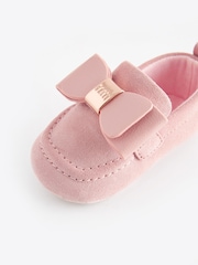 Baker by Ted Baker Baby Girls Loafers Padders with Bow - Image 3 of 6