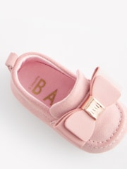 Baker by Ted Baker Baby Girls Loafers Padders with Bow - Image 5 of 6