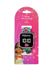 Peers Hardy Pink Moana Led Display Watch With Silicone Character Strap - Image 5 of 5