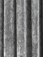 Riva Paoletti Silver Grey Verona Crushed Velvet Eyelet Curtains - Image 4 of 4