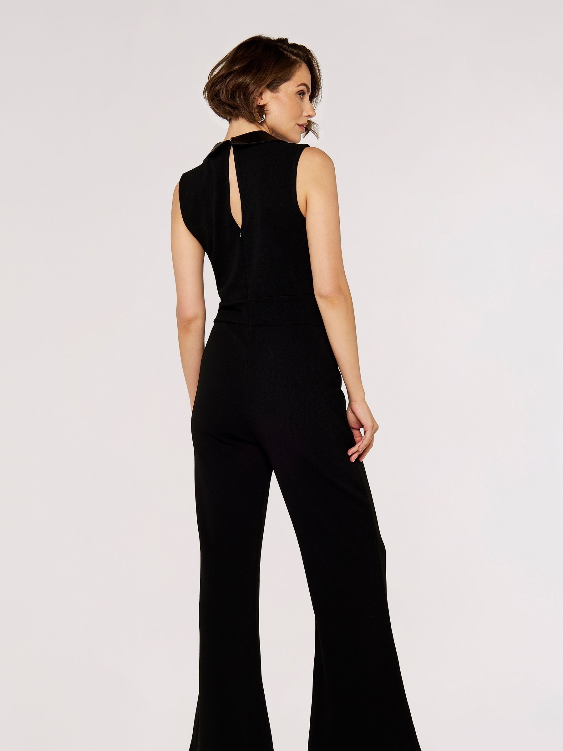 Apricot black jumpsuit discount