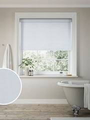 Duck Egg Blue Misty Made to Measure Blackout Roller Blind - Image 1 of 6