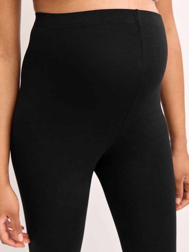 Noir - Legging de maternité Essential - Image 4 of 7