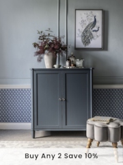 Laura Ashley Dusky Seaspray Henshaw Drinks Cabinet - Image 1 of 1