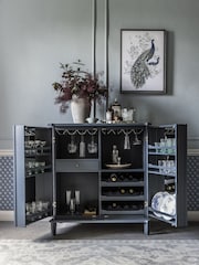 Laura Ashley Dusky Seaspray Henshaw Drinks Cabinet - Image 2 of 6