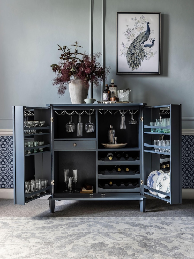 Laura Ashley Dusky Seaspray Henshaw Drinks Cabinet - Image 1 of 11