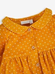 JoJo Maman Bébé Mustard Yellow Cord Shirt Dress - Image 2 of 3