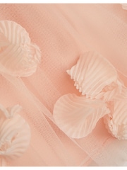 Monsoon Pink Baby Serenata Rose 3D Dress - Image 3 of 4