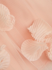 Monsoon Pink Baby Serenata Rose 3D Dress - Image 4 of 4