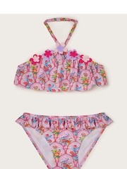 Monsoon Pink Floral Tile Bikini Set - Image 1 of 3