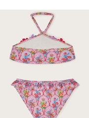 Monsoon Pink Floral Tile Bikini Set - Image 2 of 3