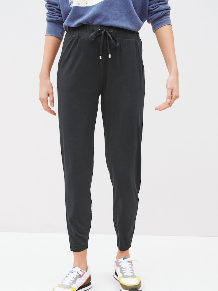 Black Jersey Joggers - Image 2 of 5