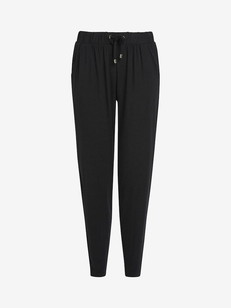 Black Jersey Joggers - Image 5 of 5