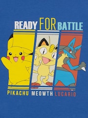 Character Blue 100% Cotton Pokemon T-Shirt - Image 6 of 7
