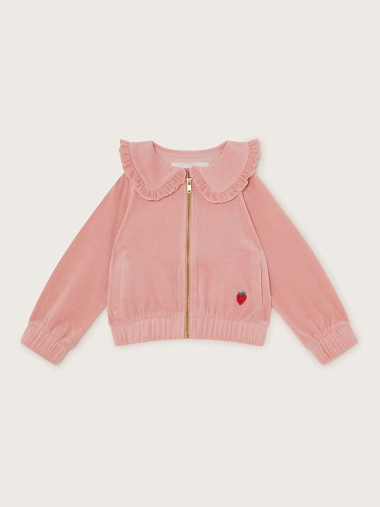 Monsoon Velour Bomber Jacket - Image 1 of 3