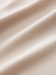 Champagner-Goldfarben - Premium Kurzärmelige Bluse mit V-Ausschnitt - Bild 7 von 7