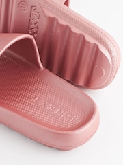 Pink Metallic Beach Chunky Sliders - Image 5 of 6